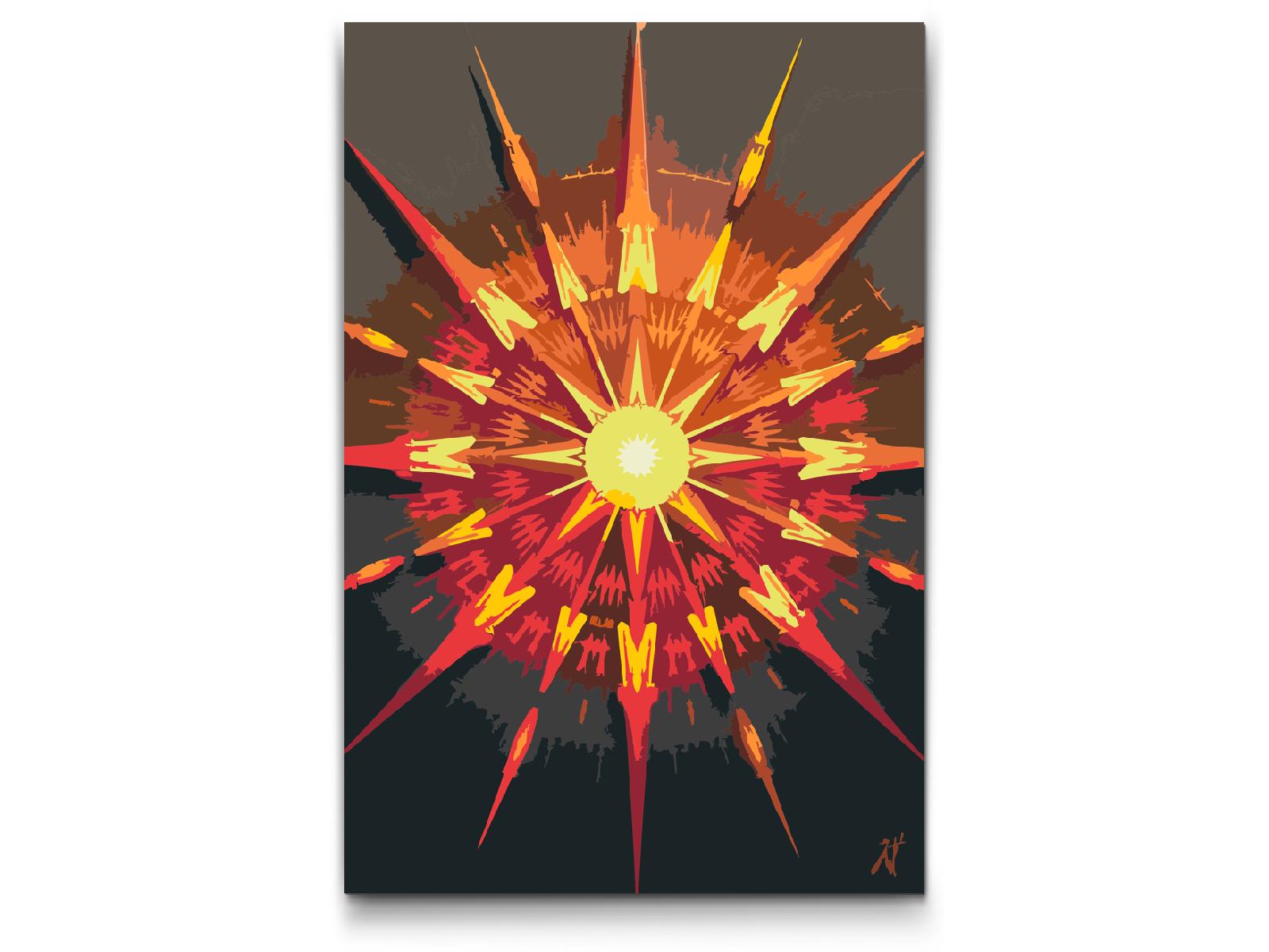 Paint by Numbers - Sol Mandala