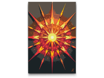 Paint by Numbers - Sol Mandala