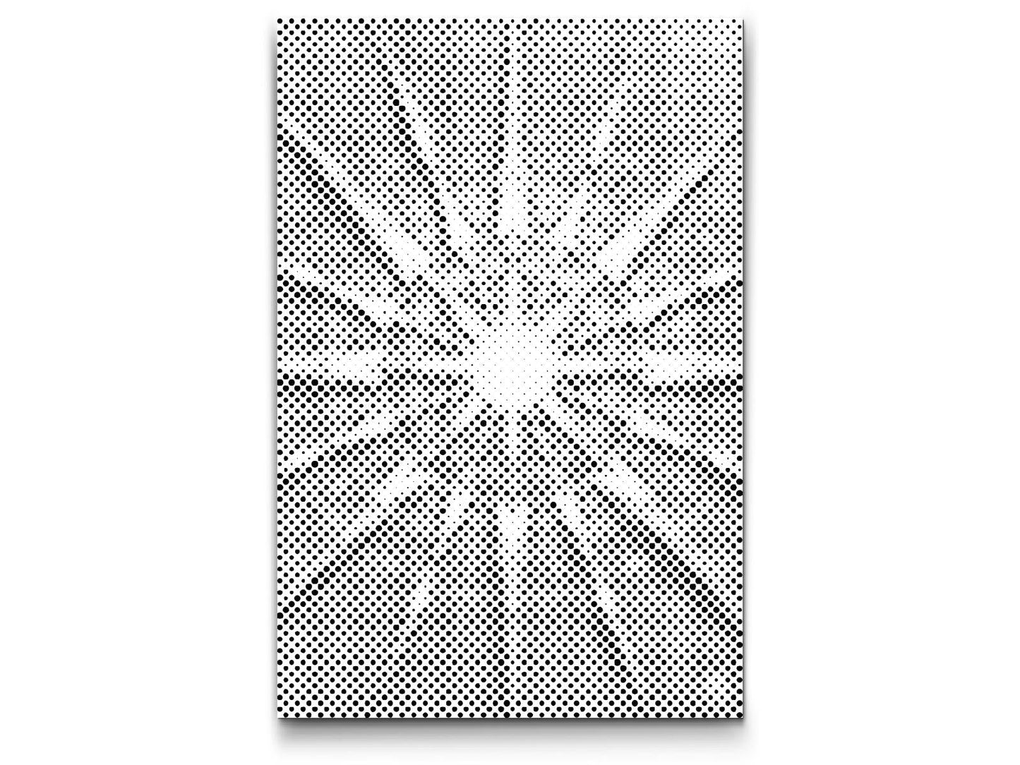 Mal-med-prikker -  Sol Mandala