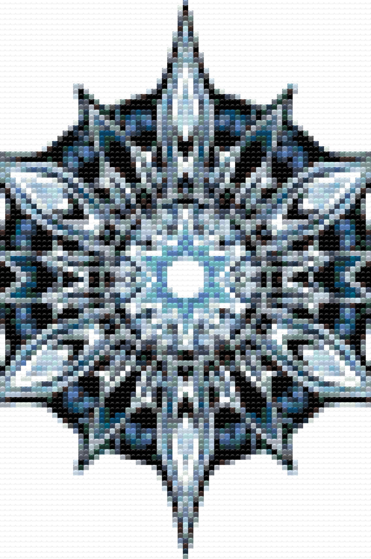 Diamond Painting - Vintermandalaen