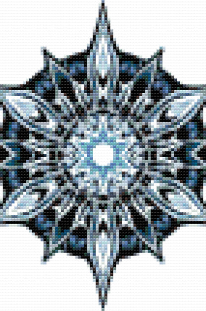 Diamond Painting - Vintermandalaen