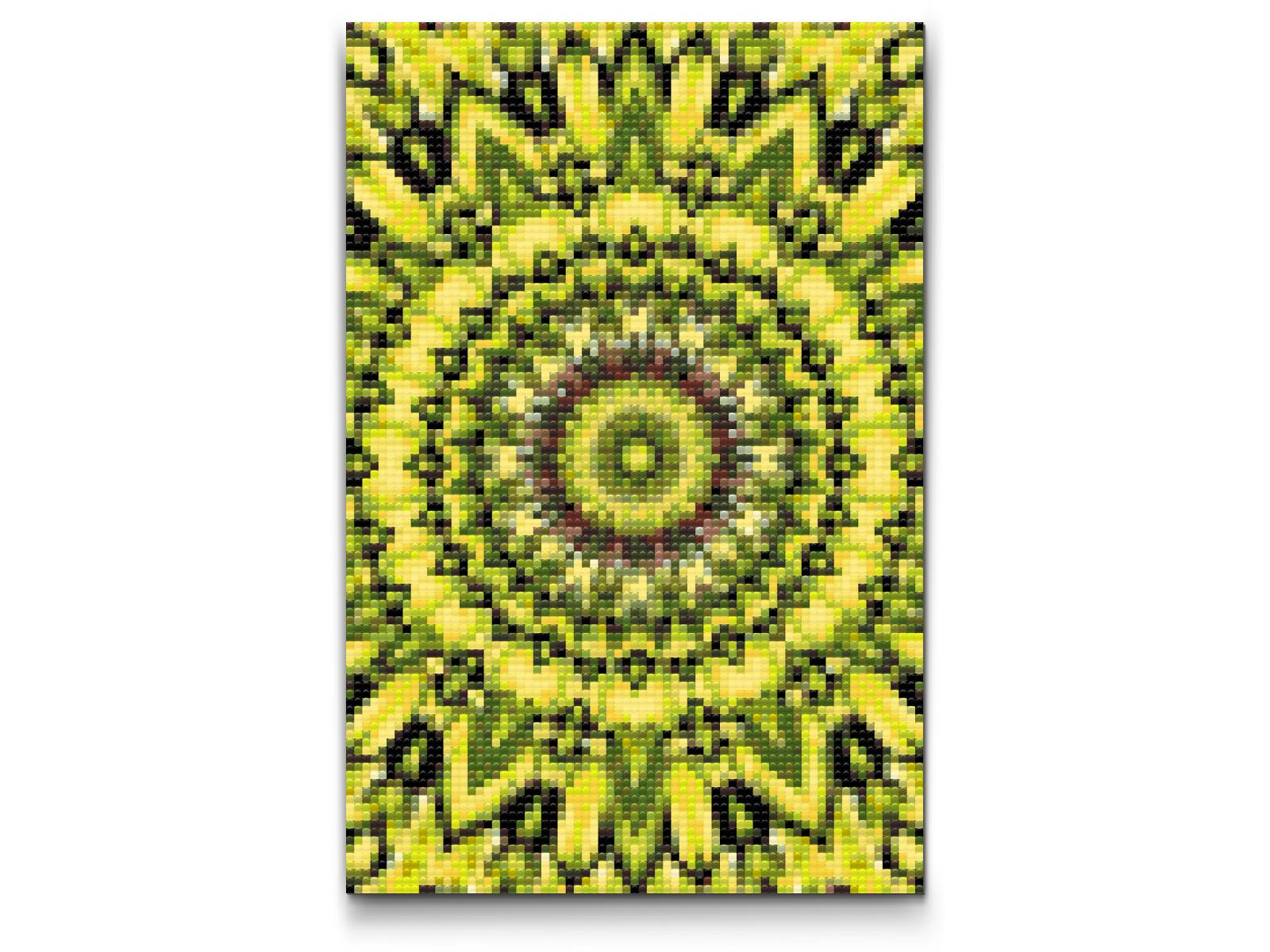 Diamond Painting - Gul-sort Mandala