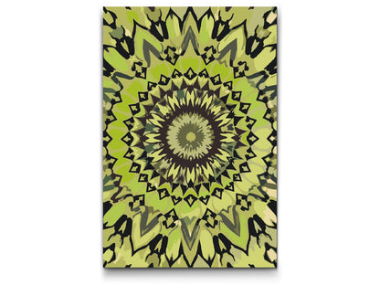 Paint by Numbers - Gul-sort Mandala