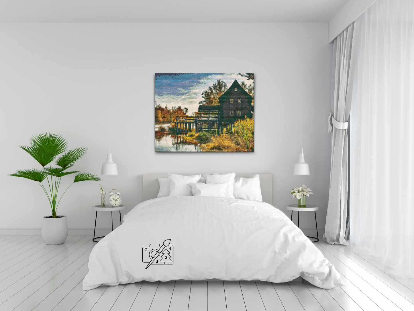 Diamond Painting - Vandmølle