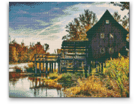 Diamond Painting - Vandmølle