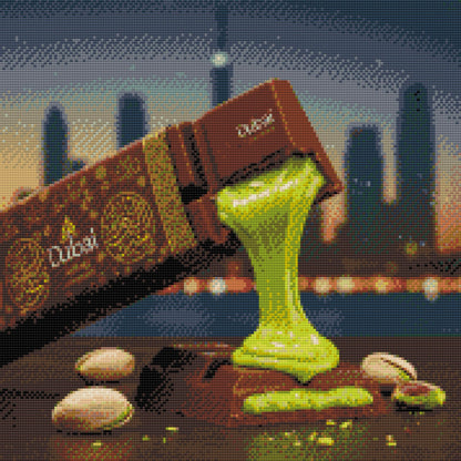 Diamond Painting - Dubai chokolade 3