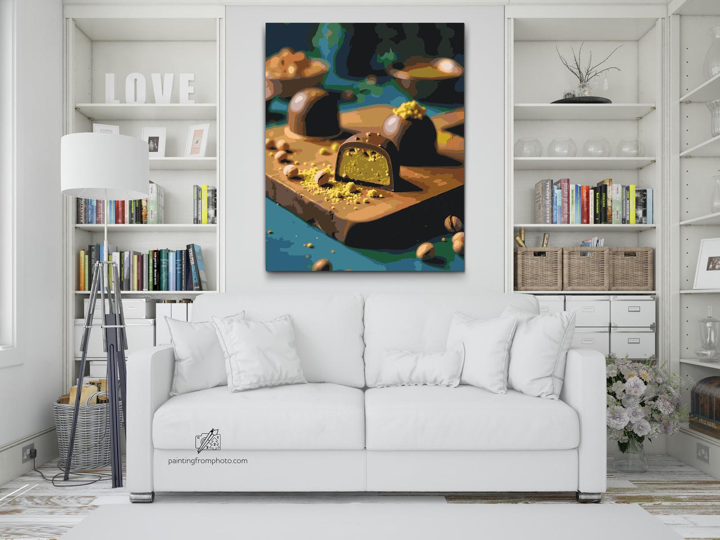 Paint by Numbers - Dubai chokoladepraliner