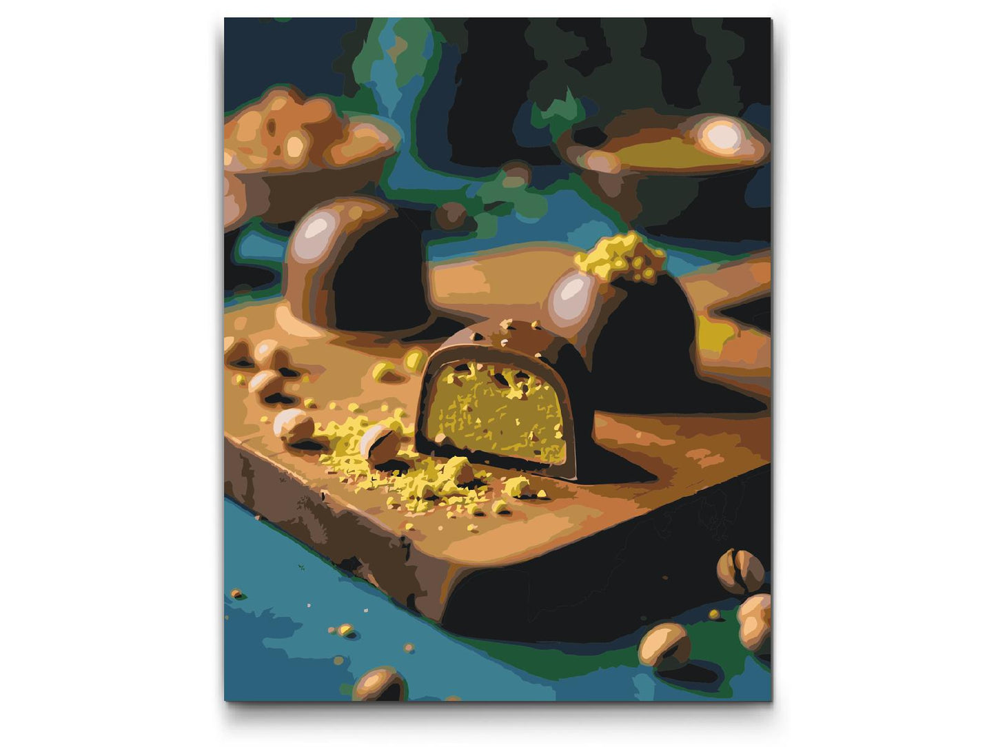Paint by Numbers - Dubai chokoladepraliner