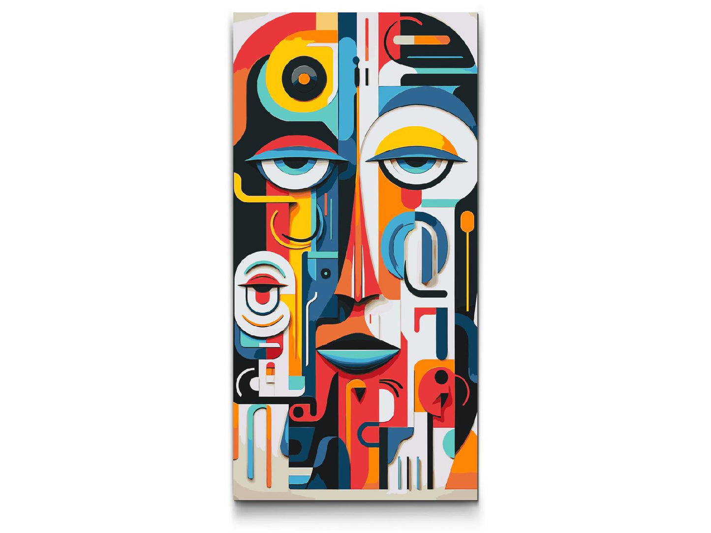 Paint by Numbers - Abstrakt ansigt