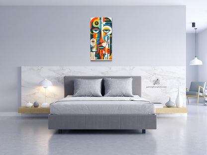 Diamond Painting - Abstrakt ansigt