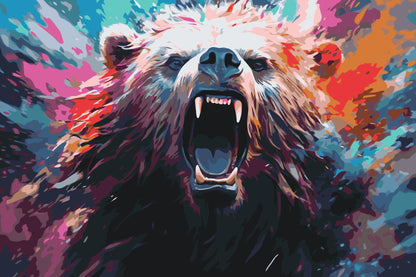 Paint by Numbers - Vred bjørn