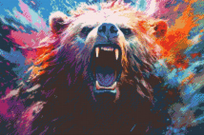 Diamond Painting - Vred bjørn