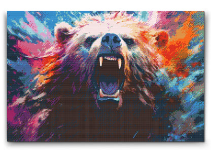 Diamond Painting - Vred bjørn