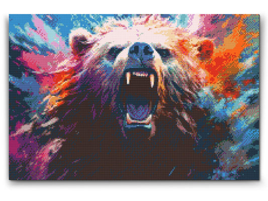Diamond Painting - Vred bjørn