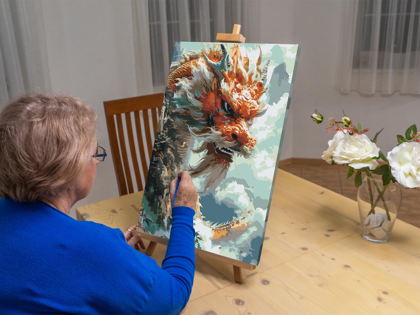 Paint by Numbers - Den rasende drage