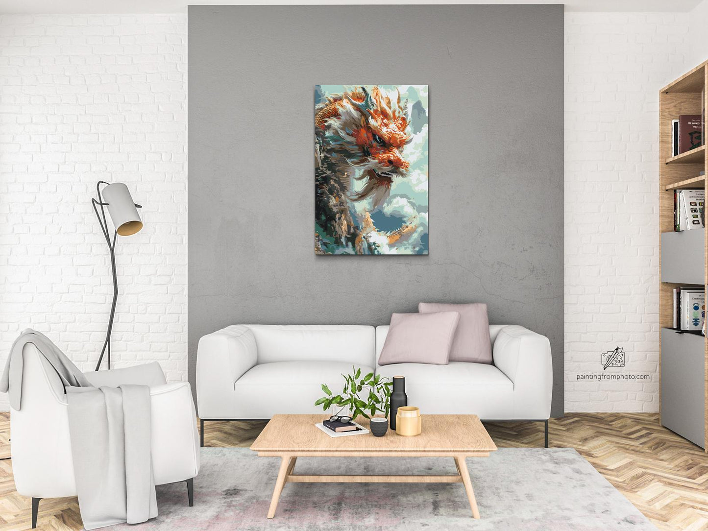 Paint by Numbers - Den rasende drage