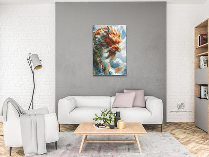 Diamond Painting - Den rasende drage