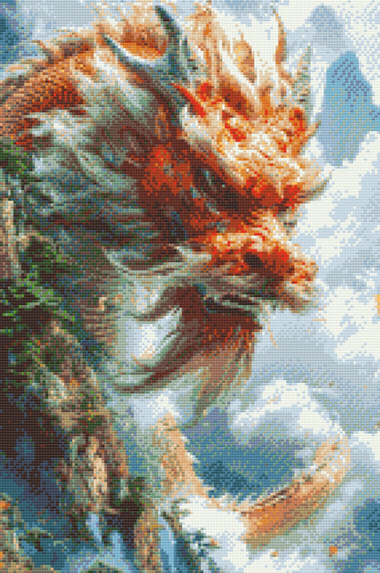 Diamond Painting - Den rasende drage