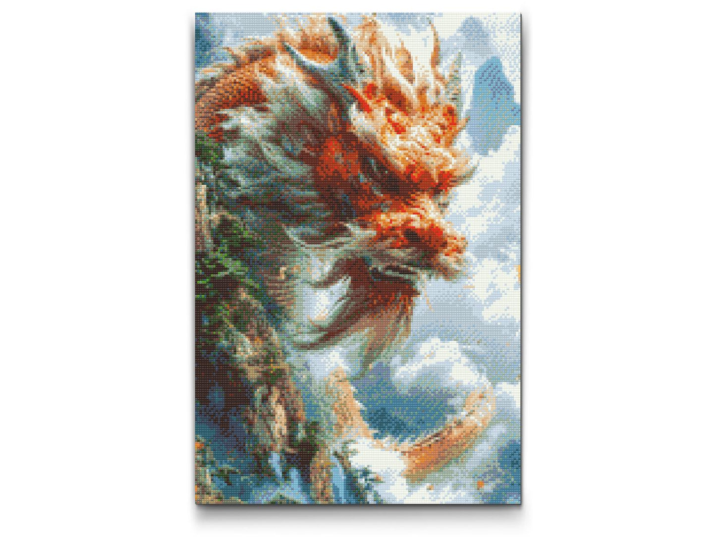 Diamond Painting - Den rasende drage