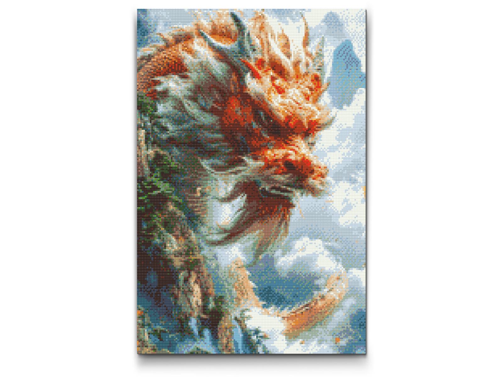 Diamond Painting - Den rasende drage