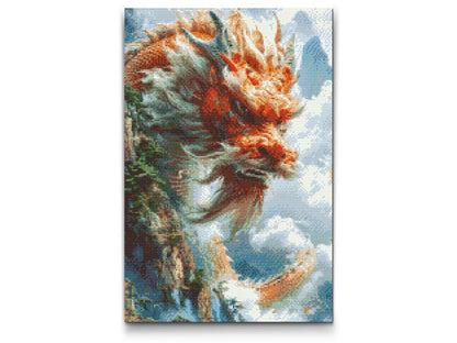 Diamond Painting - Den rasende drage