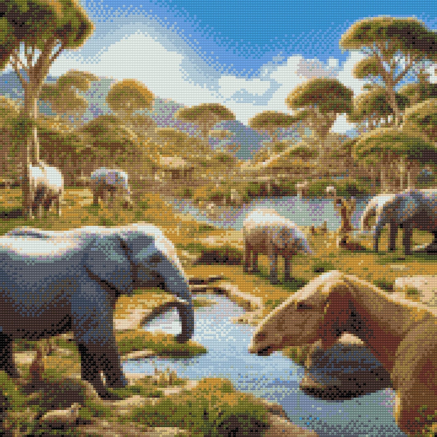 Diamond Painting - Dyre verden 1