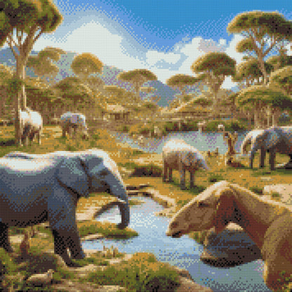 Diamond Painting - Dyre verden 1