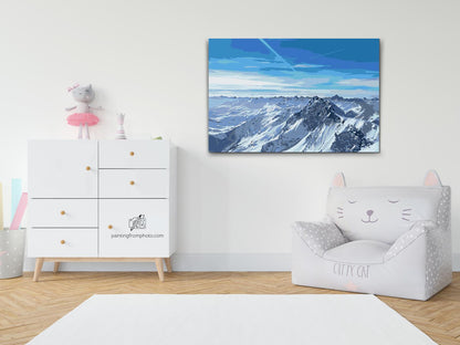 Paint by Numbers - Østrigske bjerge
