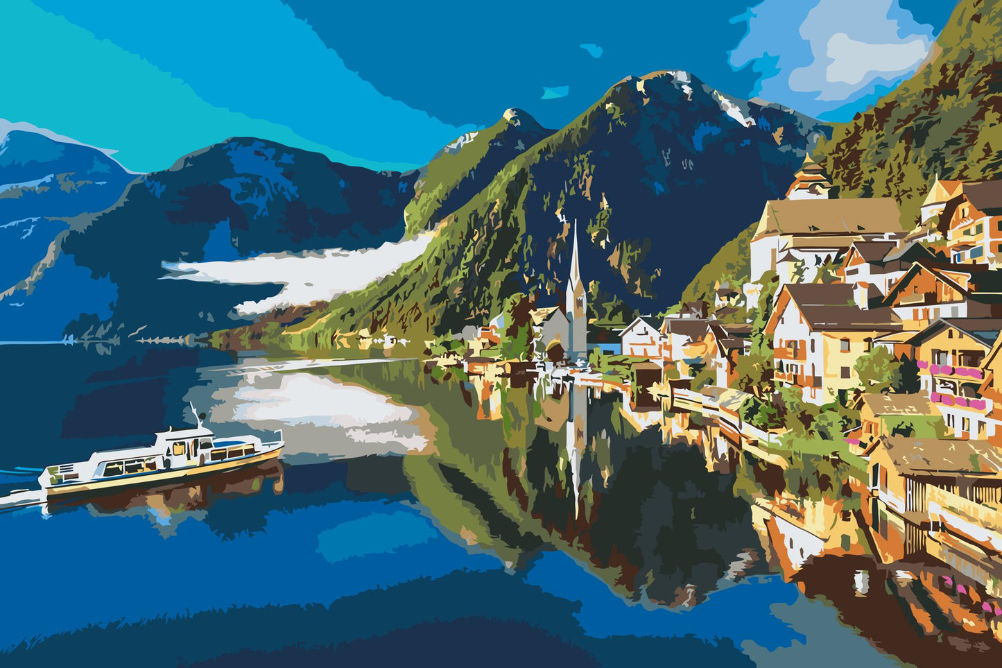 Paint by Numbers - Østrigsk havn