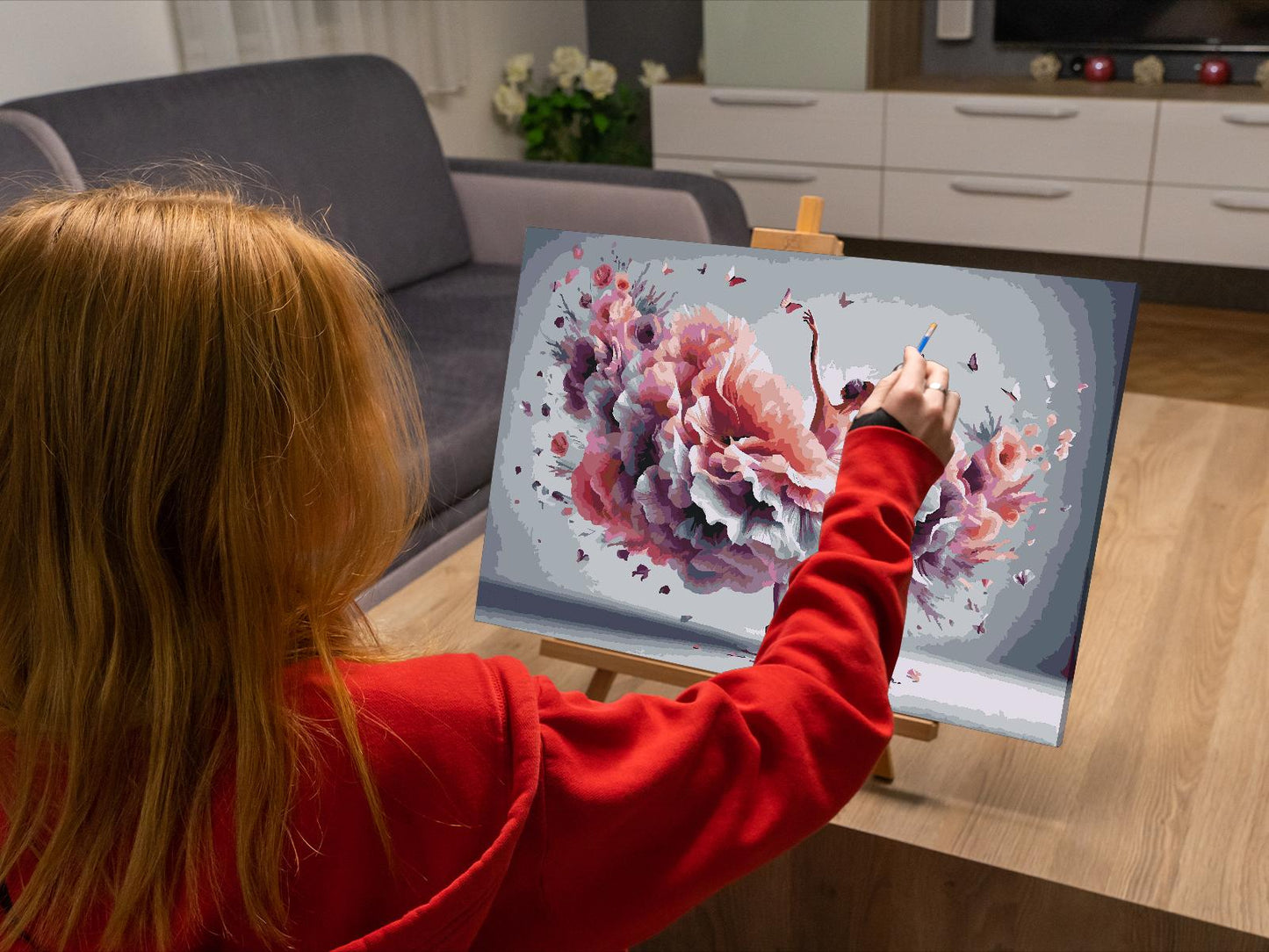 Paint by Numbers - Ballerina – harmonisk dans