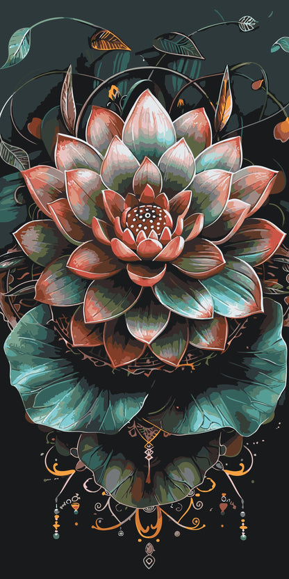 Paint by Numbers - Smuk lotus