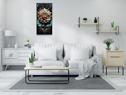 Diamond Painting - Smuk lotus