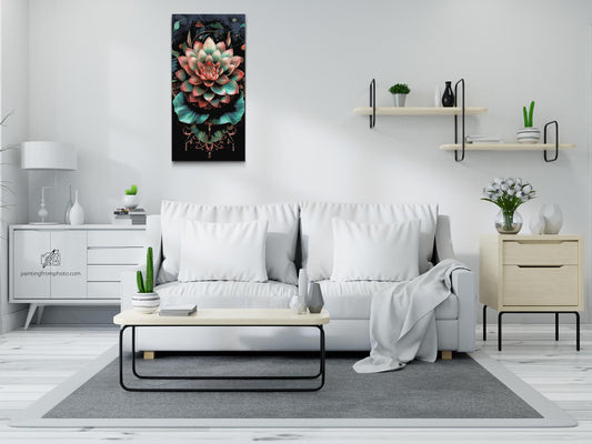 Diamond Painting - Smuk lotus