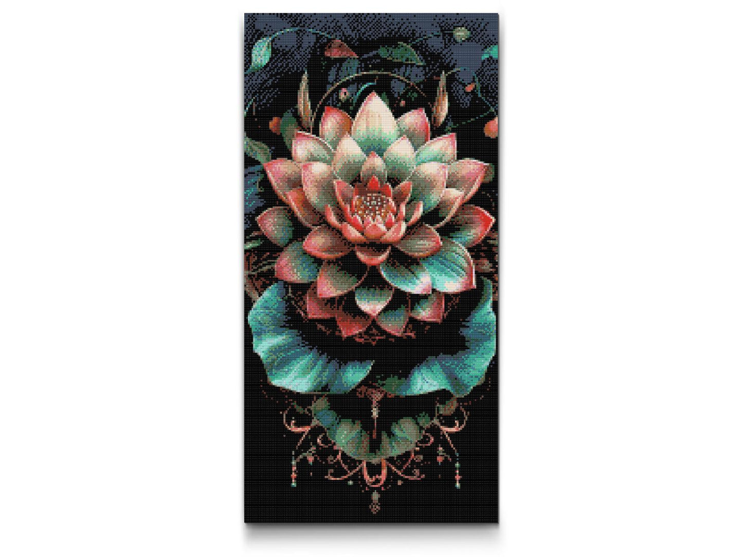 Diamond Painting - Smuk lotus