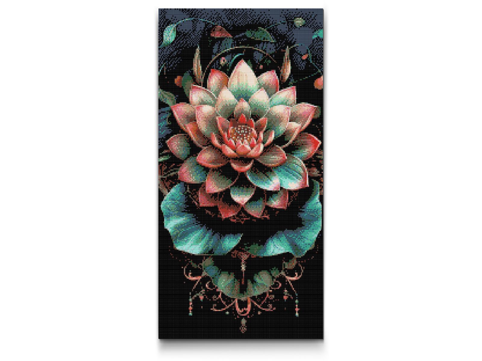 Diamond Painting - Smuk lotus