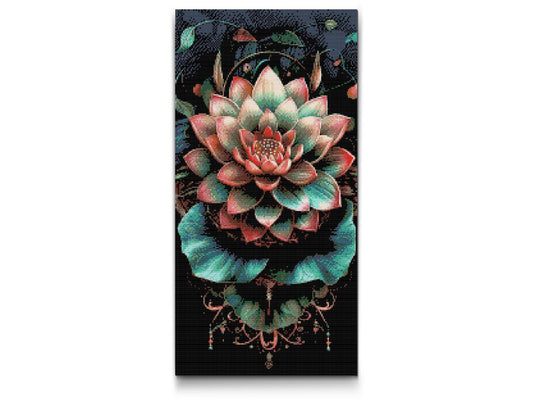 Diamond Painting - Smuk lotus