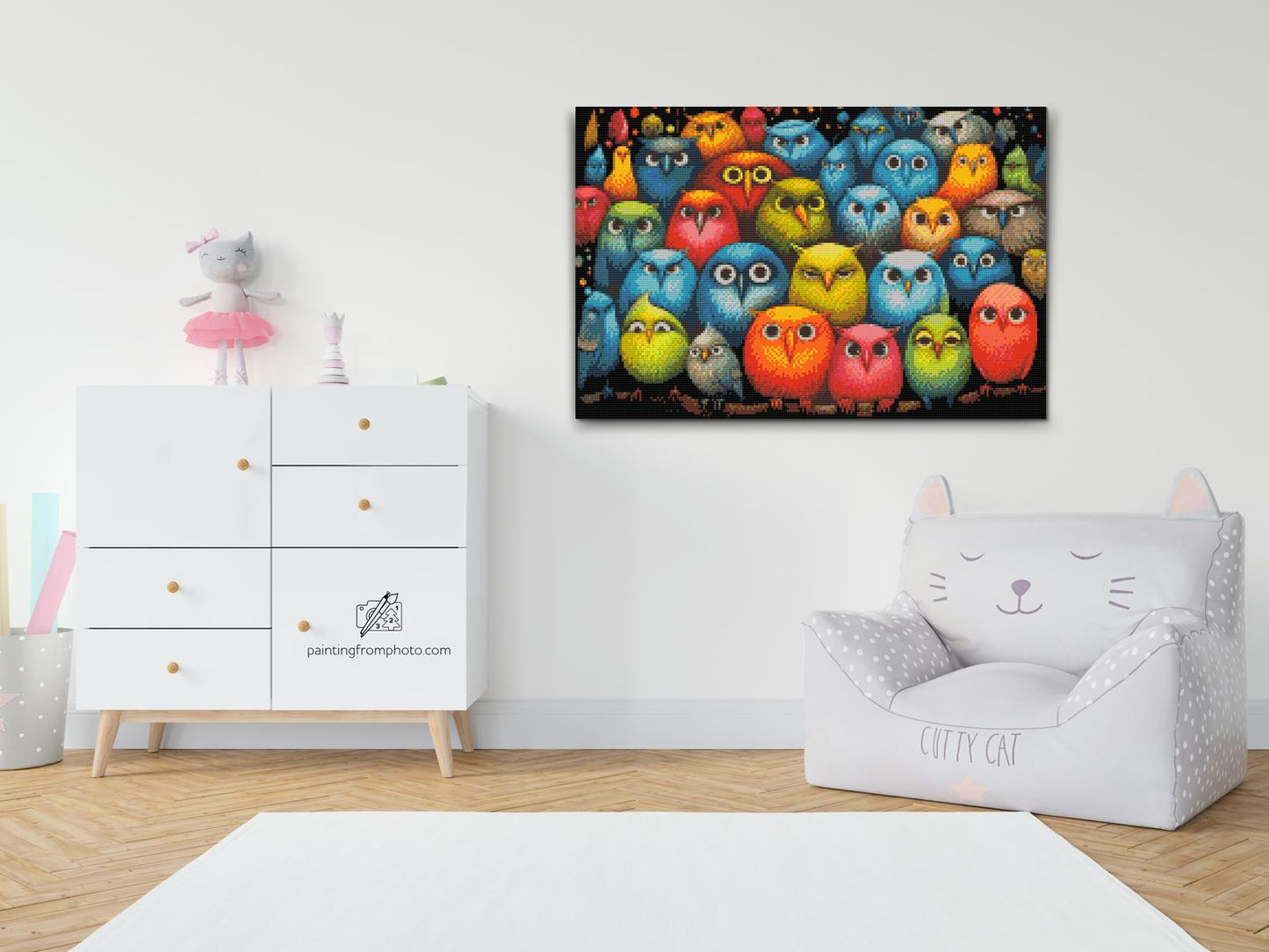 Diamond Painting - Fugle, uanset hvor du kigger