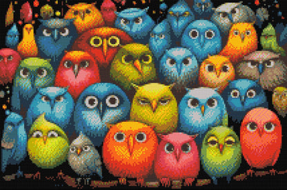 Diamond Painting - Fugle, uanset hvor du kigger