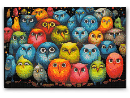 Diamond Painting - Fugle, uanset hvor du kigger