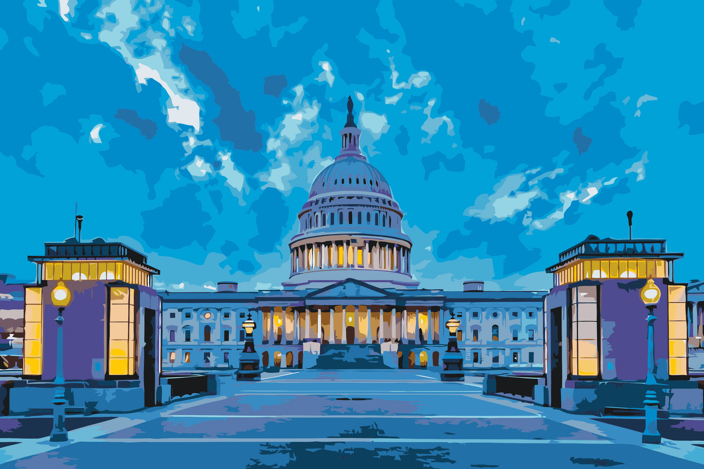 Paint by Numbers - Washington DC - Capitol