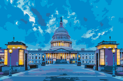 Paint by Numbers - Washington DC - Capitol