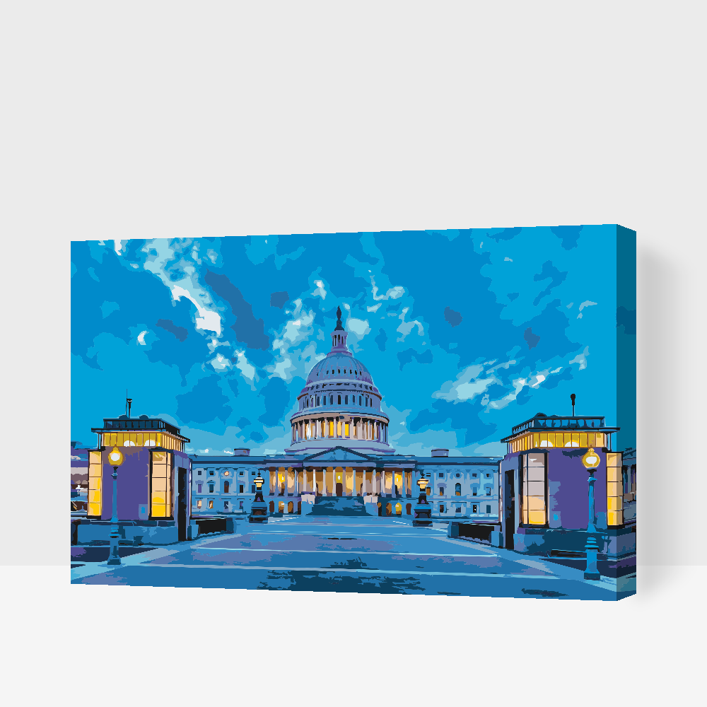 Paint by Numbers - Washington DC - Capitol