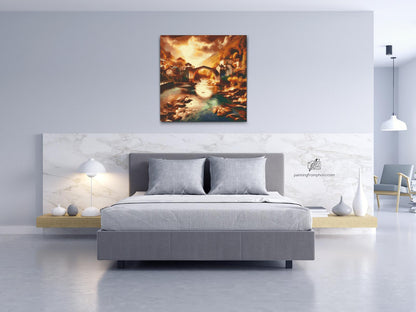 Diamond Painting - Bro ved daggry