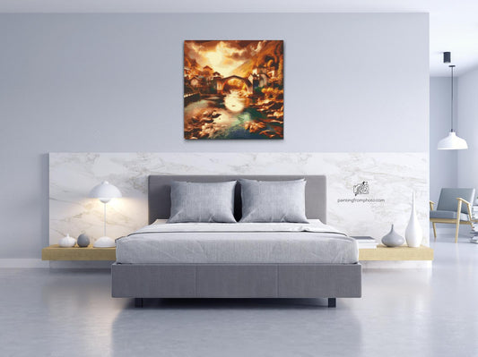Diamond Painting - Bro ved daggry