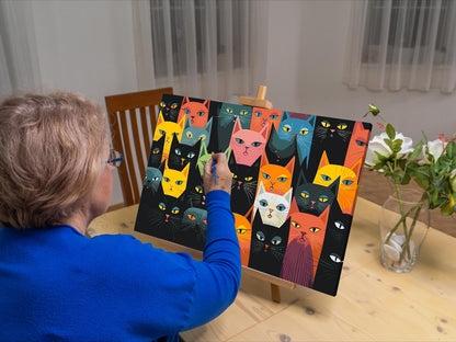 Paint by Numbers - Katte, uanset hvor man kigger