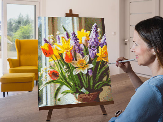 Diamond Painting - Forårsbuket