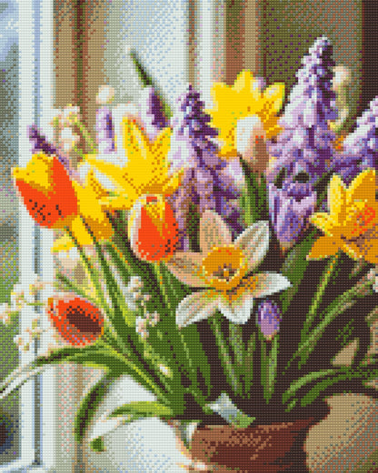 Diamond Painting - Forårsbuket