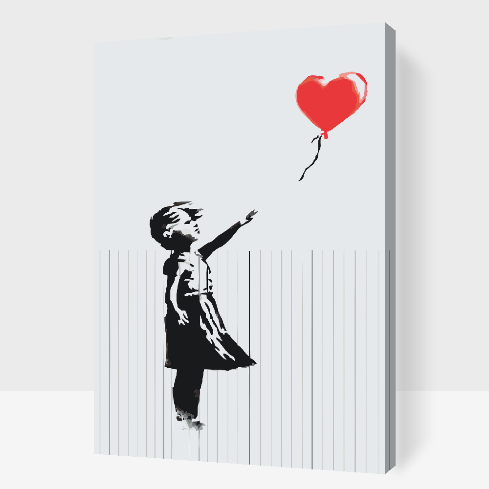 Paint by Numbers - Banksy - Shredded Love