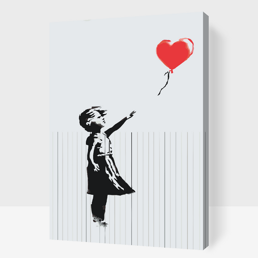 Paint by Numbers - Banksy - Shredded Love