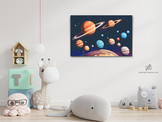 Diamond Painting - Solsystem 2
